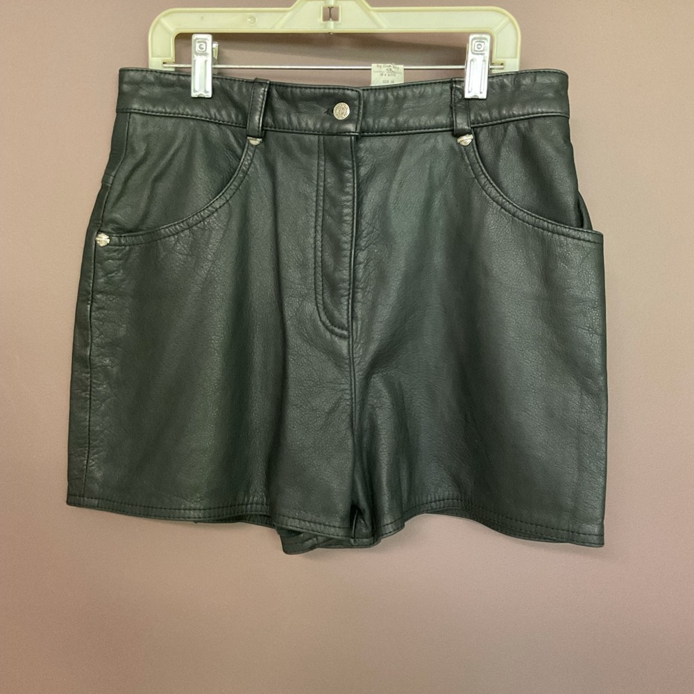 HARLEY-DAVIDSON leather shorts